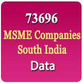 South India 73,696 MSME Companies (All Types) Data - In Excel Format