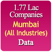 1.77 Lac Companies from MUMBAI Business, Industry, Trades ( All Types Of SME, MSME, FMCG, Manufacturers, Corporates, Exporters, Importers, Distributors, Dealers) Data - In Excel Format