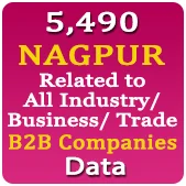 5,490 NAGPUR B2B Companies - Related to All Industry / Business / Trade Data - In Excel Format