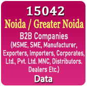 15,042 NOIDA / GREATER NOIDA B2B Companies Data - In Excel Format