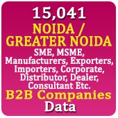 15,041 NOIDA / GREATER NOIDA B2B Companies Data - In Excel Format