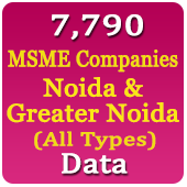 Noida & Greater Noida 7,790 MSME Companies (All Types) Data - In Excel Format