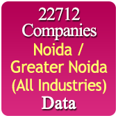 22712 Companies from NOIDA / GREATER NOIDA Business, Industry, Trades ( All Types Of SME, MSME, FMCG, Manufacturers, Corporates, Exporters, Importers, Distributors, Dealers) Data - In Excel Format
