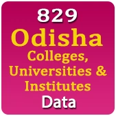829 Odisha Colleges, Universities & Institutes Data - In Excel Format
