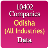 10402 Companies from ODISHA Business, Industry, Trades ( All Types Of SME, MSME, FMCG, Manufacturers, Corporates, Exporters, Importers, Distributors, Dealers) Data - In Excel Format