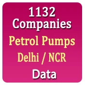 1132 Companies - Petrol Pumps Delhi/ NCR Data - In Excel Format