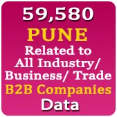 59,580 PUNE B2B Companies - Related to All Industry / Business / Trade Data - In Excel Format