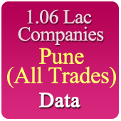 1.06 Lac Companies from PUNE Business, Industry, Trades ( All Types Of SME, MSME, FMCG, Manufacturers, Corporates, Exporters, Importers, Distributors, Dealers) Data - In Excel Format