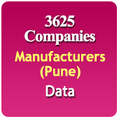 3625 Pune Manufacturers (All Trades) Data - In Excel Format