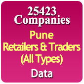 9486 Companies - Pune Retailers & Traders (All Types) Data - In Excel Format
