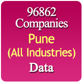 96862 Companies from PUNE Business, Industry, Trades ( All Types Of SME, MSME, FMCG, Manufacturers, Corporates, Exporters, Importers, Distributors, Dealers) Data - In Excel Format