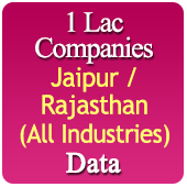 1 Lac Companies from RAJASTHAN Business, Industry, Trades ( All Types Of SME, MSME, FMCG, Manufacturers, Corporates, Exporters, Importers, Distributors, Dealers) Data - In Excel Format