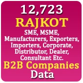12,723 RAJKOT B2B Companies Data - In Excel Format