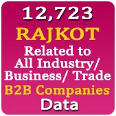12,723 RAJKOT B2B Companies - Related to All Industry / Business / Trade Data - In Excel Format