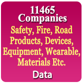 26,628 Companies Safety, Fire Fighting, Military, Army, Traffic, Road Signs, Detectors, Gates, Grills & Fencing Etc Data 