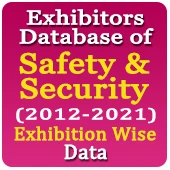 2,065 Exhibitors From 23 Exhibitions Related to Safety & Security (2012-2021) Exhibition Wise Data - In Excel Format