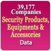 36405 Companies Security, CCTV, Surveillance, Biometric, Locks, Safes, Access Controls, Alarms, Detectors, Drones Equipments, Devices & Parts Data