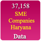 Haryana 37,158 SME (Small & Medium Companies) (All Trades) Data - In Excel Format