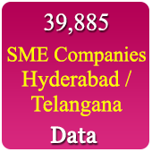 Hyderabad & Telangana 39,885 SME (Small & Medium Companies) (All Trades) Data - In Excel Format