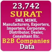 23,742 SURAT B2B Companies Data - In Excel Format