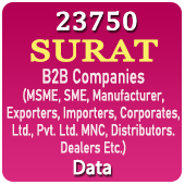 23750 SURAT B2B Companies Data - In Excel Format