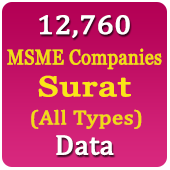 Surat 12,760 MSME Companies (All Types) Data - In Excel Format