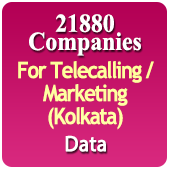 For Telecalling / Marketing Data From Kolkata - 21880 B2B Companies Data - All Types Manufacturers, Exporters, Importers, Corporates, Distributors, Dealers, Retailers, Professionals Etc. - In Excel Format