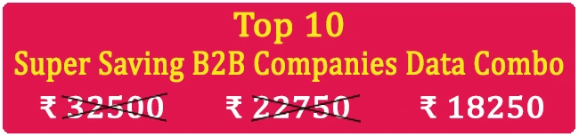 Top 10 Types Super Saving   Business 2 Business Companies Data Combo - In Excel Format