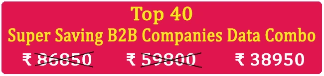  » Top 40 Types Super Saving  Business 2 Business Companies Data Combo - In Excel Format 