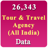 26,343 Tours & Travels Agency (All India) Data - In Excel Format   