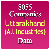 8055 Companies from UTTARAKHAND Business, Industry, Trades ( All Types Of SME, MSME, FMCG, Manufacturers, Corporates, Exporters, Importers, Distributors, Dealers) Data - In Excel Format