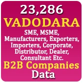 23,286 VADODARA B2B Companies Data - In Excel Format