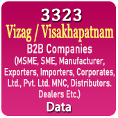 3323 VIZAG / VISAKHAPATNAM B2B Companies Data - In Excel Format