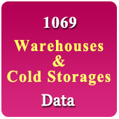 1,069 Warehouses & Cold Storages Data - In Excel Format