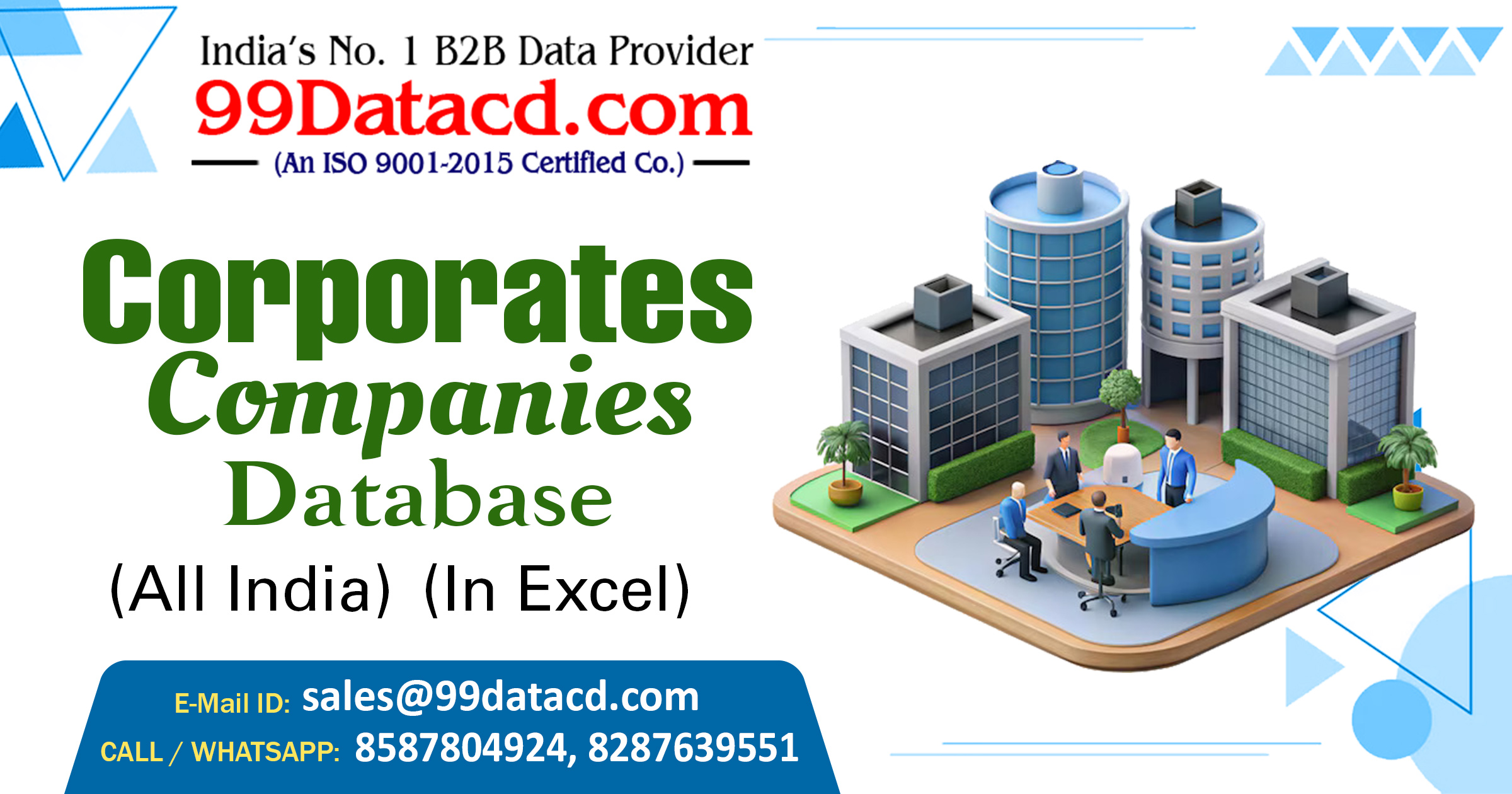 Corporates Companies Database in India (All Types)