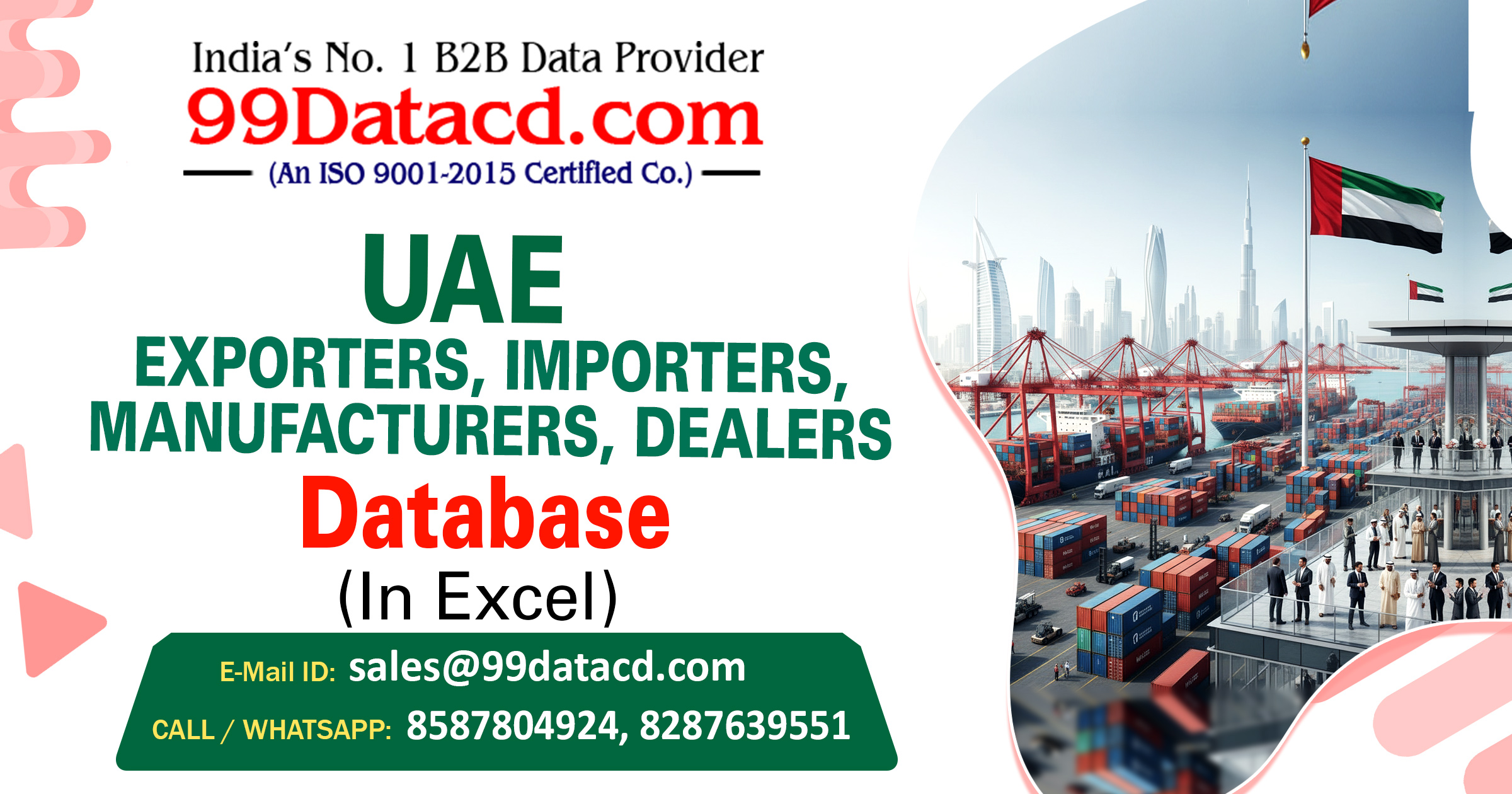 UAE Exporters, Importers, Manufacturers, Dealers Data