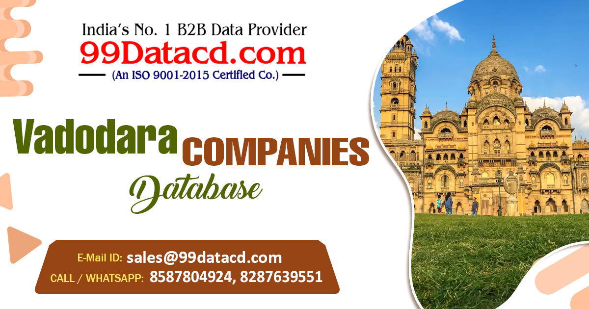 Vadodara Companies Data | B2B Data Provider in Baroda